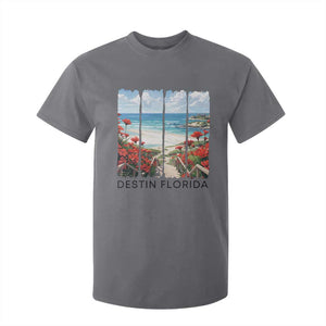 Destin Florida T Shirt For Kid Summer Travel Beach Vacation Gift TS12 Charcoal Print Your Wear