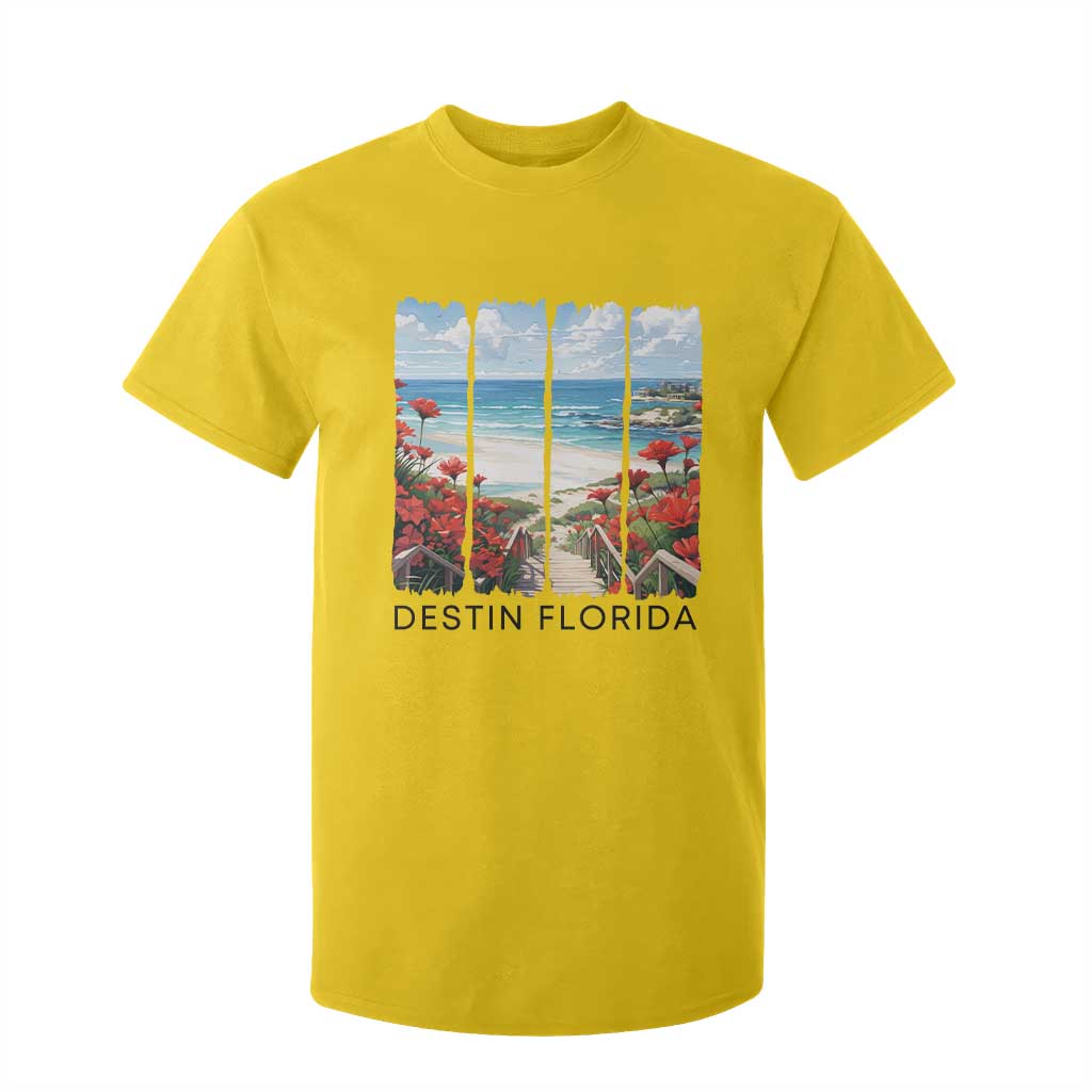 Destin Florida T Shirt For Kid Summer Travel Beach Vacation Gift TS12 Daisy Print Your Wear