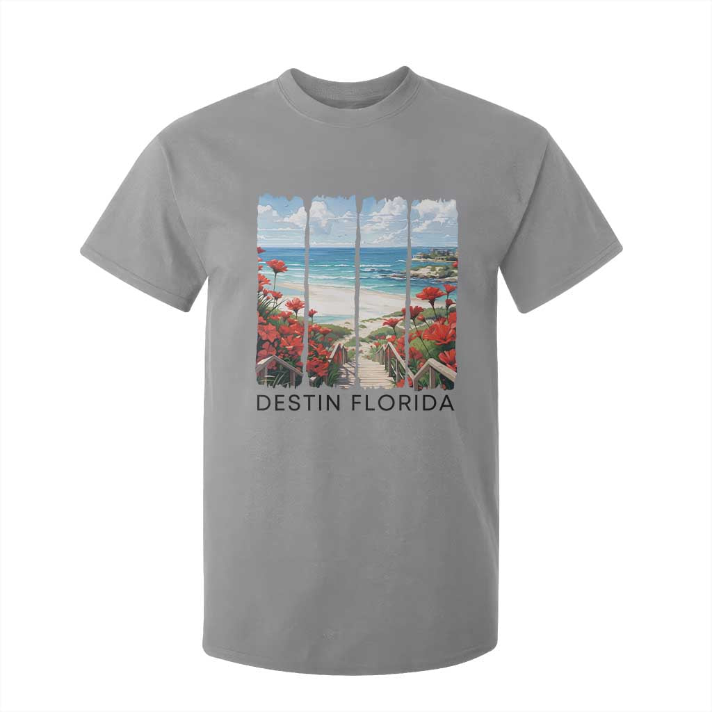 Destin Florida T Shirt For Kid Summer Travel Beach Vacation Gift TS12 Sport Gray Print Your Wear