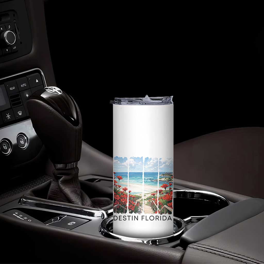 Destin Florida Skinny Tumbler Summer Travel Beach Vacation Gift TS12 Print Your Wear