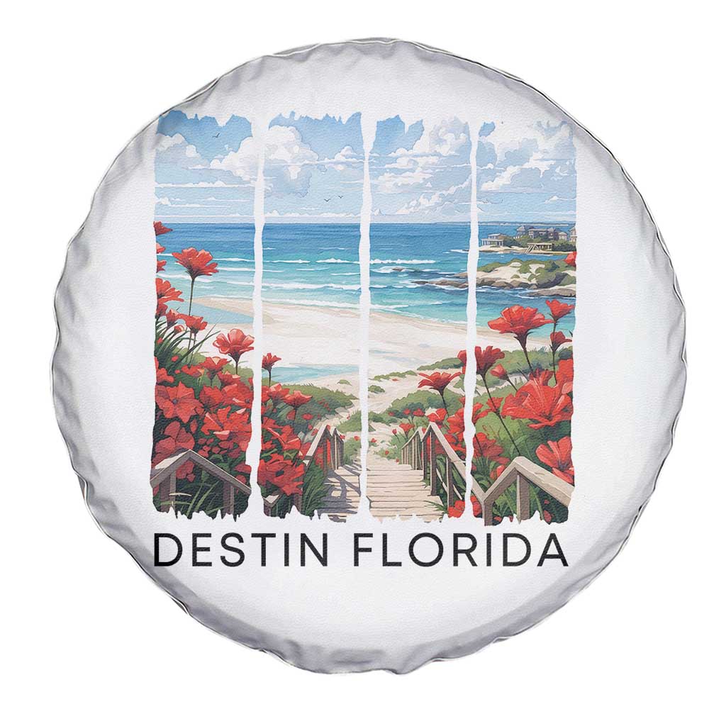 Destin Florida Spare Tire Cover Summer Travel Beach Vacation Gift TS12 Print Your Wear