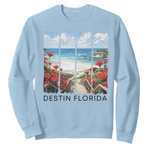 Destin Florida Sweatshirt Summer Travel Beach Vacation Gift