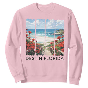 Destin Florida Sweatshirt Summer Travel Beach Vacation Gift