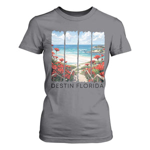 Destin Florida T Shirt For Women Summer Travel Beach Vacation Gift TS12 Charcoal Print Your Wear