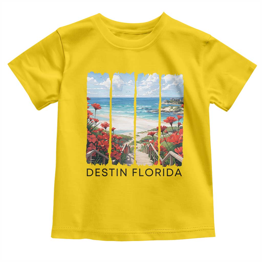 Destin Florida Toddler T Shirt Summer Travel Beach Vacation Gift TS12 Daisy Print Your Wear