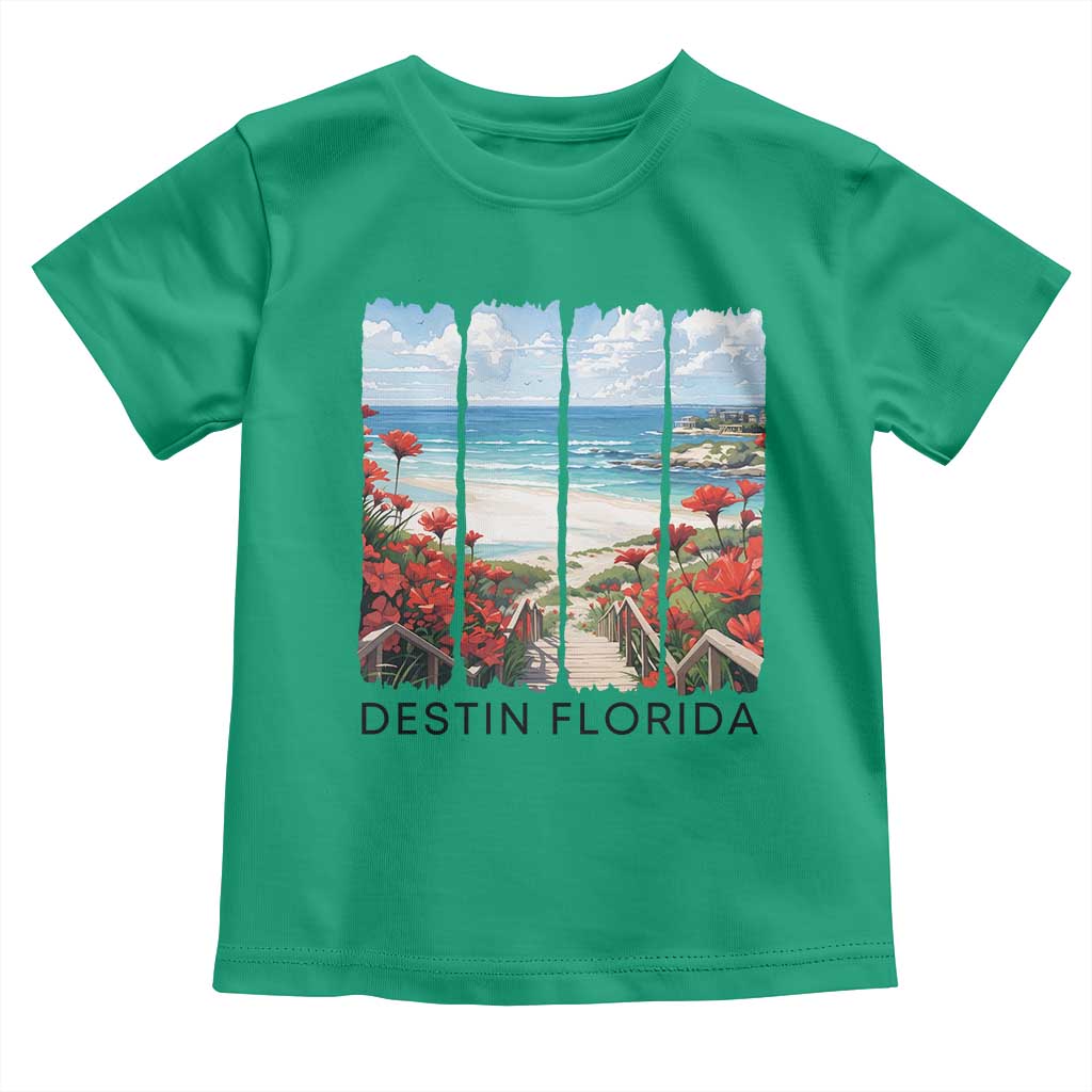 Destin Florida Toddler T Shirt Summer Travel Beach Vacation Gift TS12 Irish Green Print Your Wear