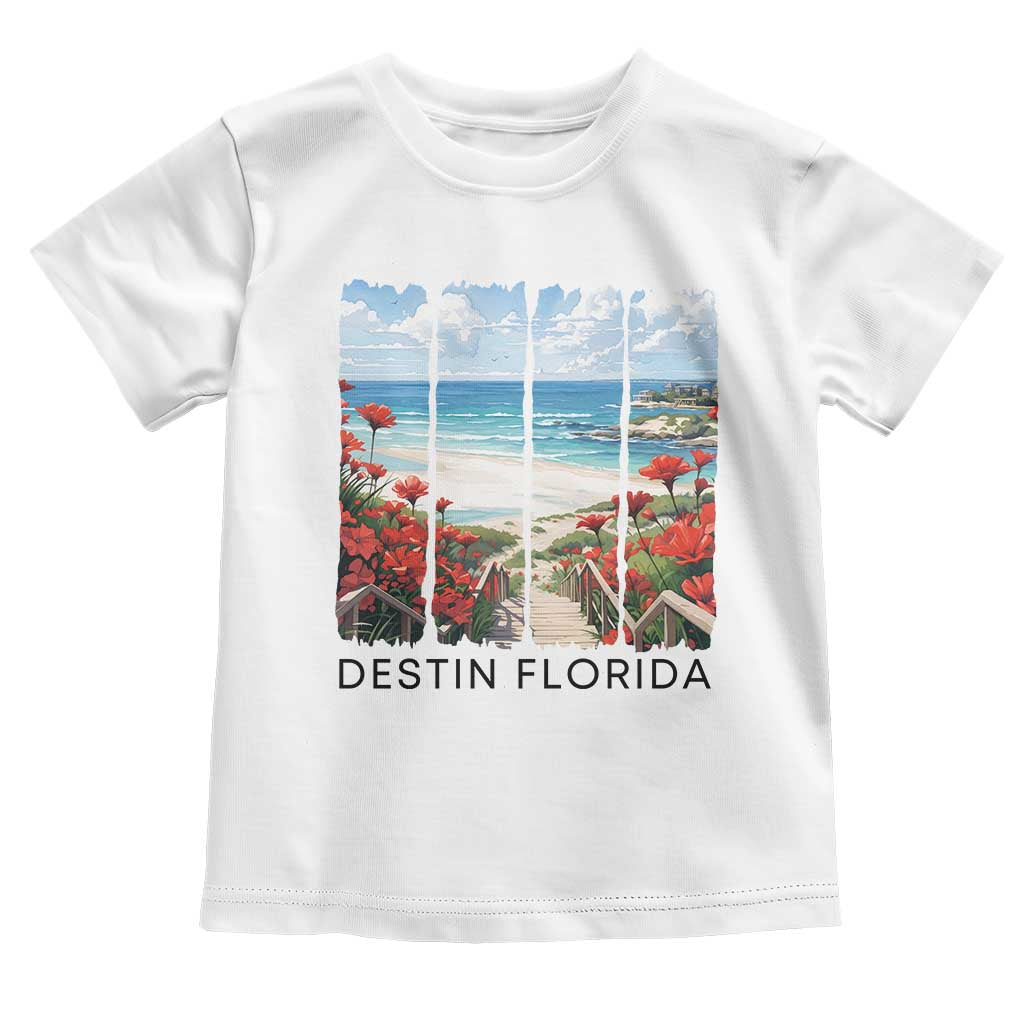 Destin Florida Toddler T Shirt Summer Travel Beach Vacation Gift TS12 White Print Your Wear
