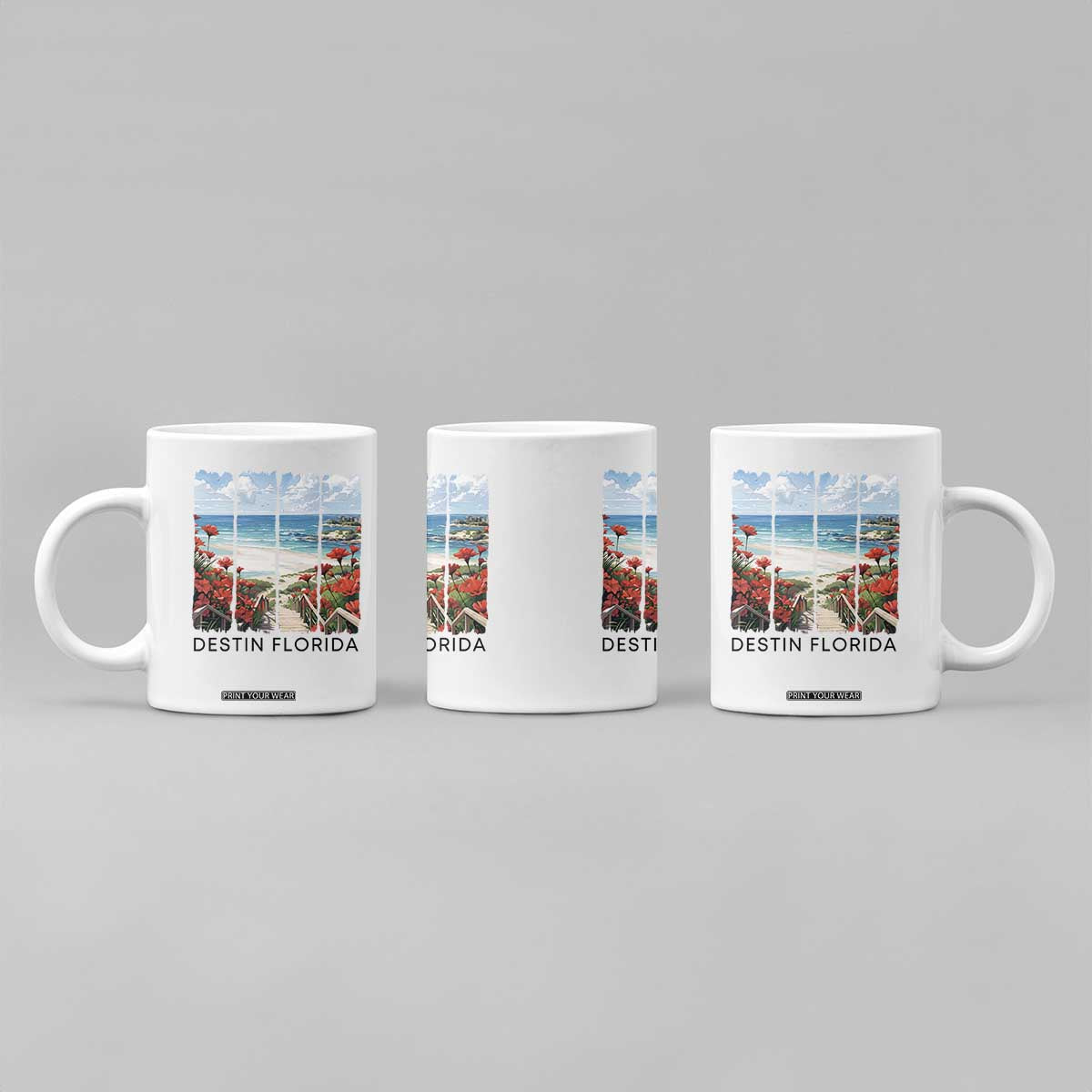 Destin Florida Coffee Mug Summer Travel Beach Vacation Gift TS12 Print Your Wear
