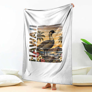 Hawaii Tropical Bird Throw Blanket Summer Island Vacation Gift TS12 Print Your Wear