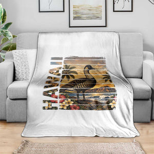 Hawaii Tropical Bird Throw Blanket Summer Island Vacation Gift TS12 Print Your Wear