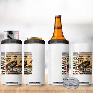Hawaii Tropical Bird 4 in 1 Can Cooler Tumbler Summer Island Vacation Gift TS12 Print Your Wear