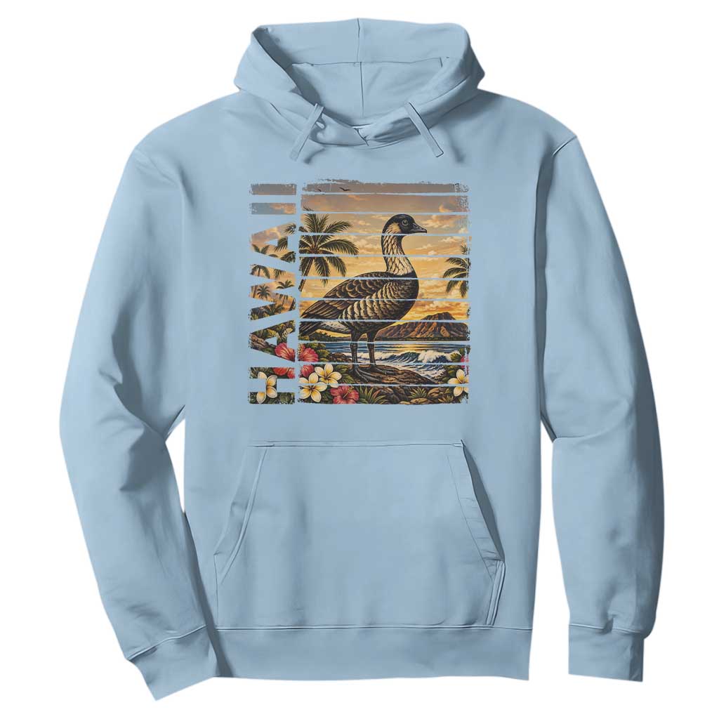 Hawaii Tropical Bird Hoodie Summer Island Vacation Gift TS12 Light Blue Print Your Wear