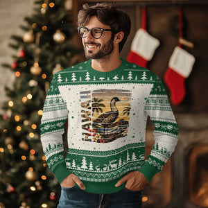 Hawaii Tropical Bird Ugly Christmas Sweater Summer Island Vacation Gift TS12 Beige Green Print Your Wear
