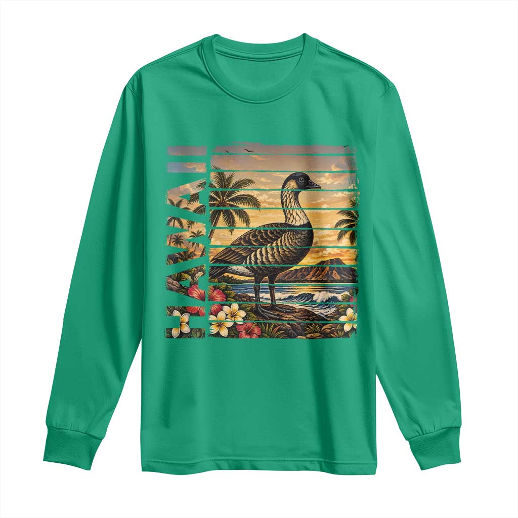 Hawaii Tropical Bird Long Sleeve Shirt Summer Island Vacation Gift TS12 Irish Green Print Your Wear