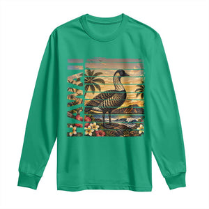 Hawaii Tropical Bird Long Sleeve Shirt Summer Island Vacation Gift TS12 Irish Green Print Your Wear