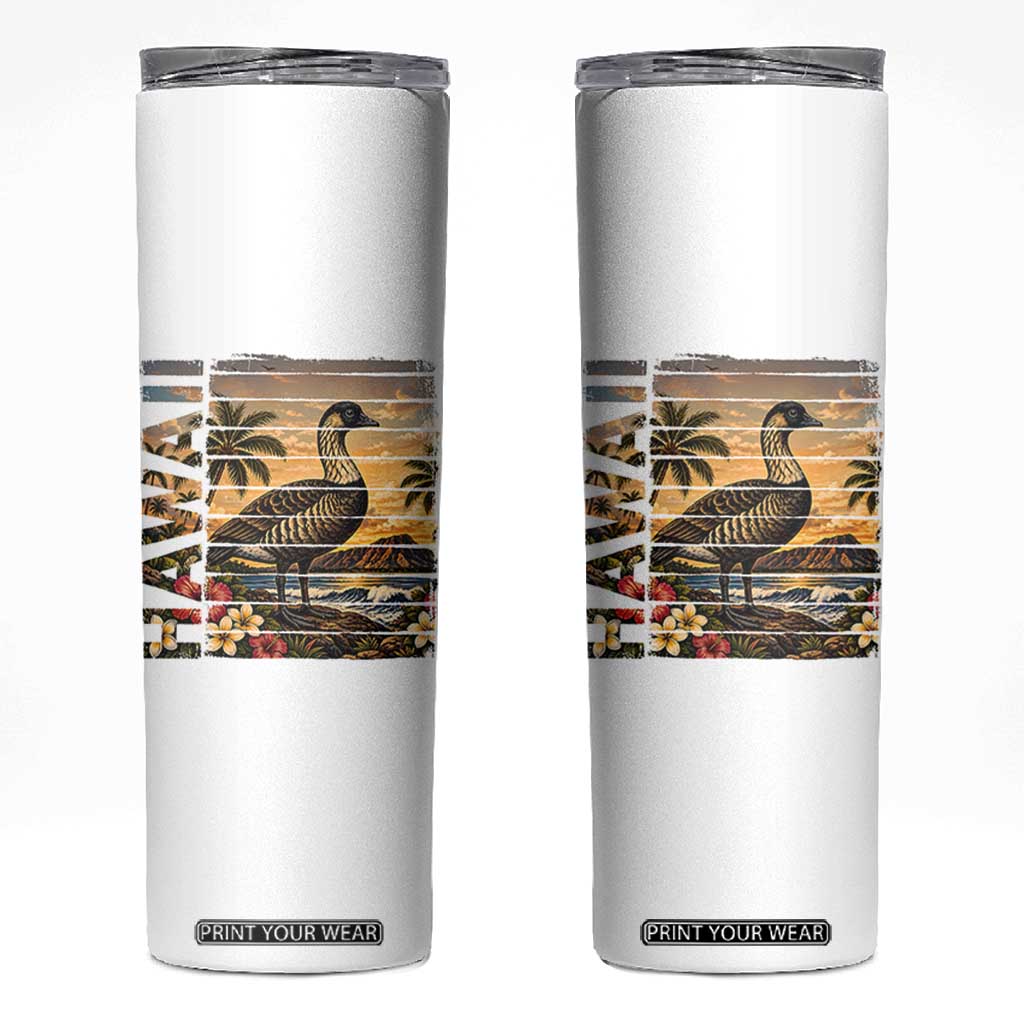 Hawaii Tropical Bird Skinny Tumbler Summer Island Vacation Gift TS12 White Print Your Wear