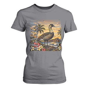 Hawaii Tropical Bird T Shirt For Women Summer Island Vacation Gift TS12 Charcoal Print Your Wear