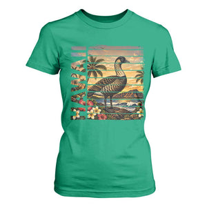 Hawaii Tropical Bird T Shirt For Women Summer Island Vacation Gift TS12 Irish Green Print Your Wear