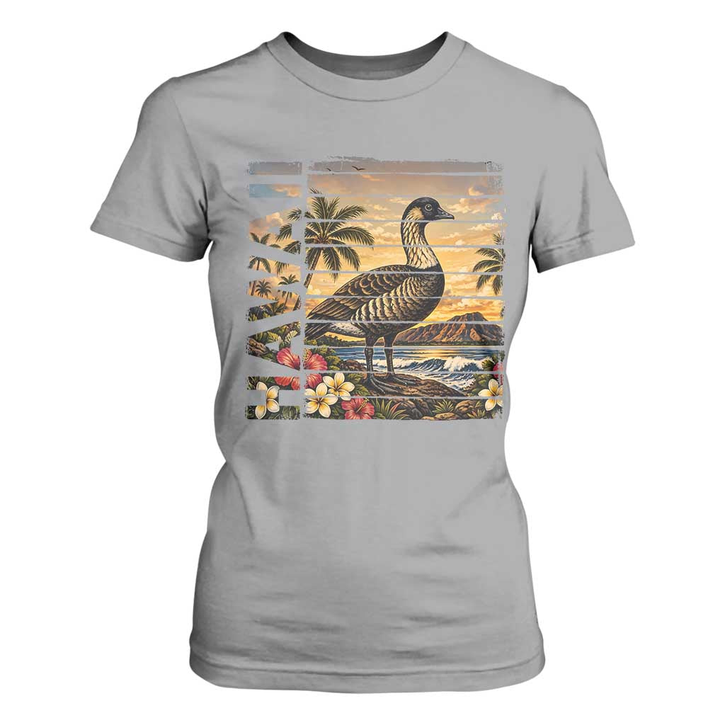 Hawaii Tropical Bird T Shirt For Women Summer Island Vacation Gift TS12 Sport Gray Print Your Wear