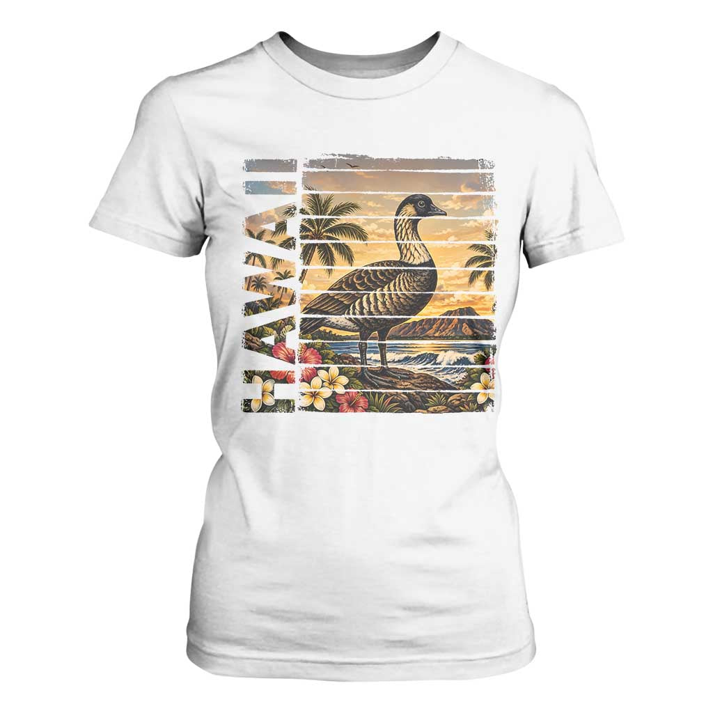 Hawaii Tropical Bird T Shirt For Women Summer Island Vacation Gift TS12 White Print Your Wear