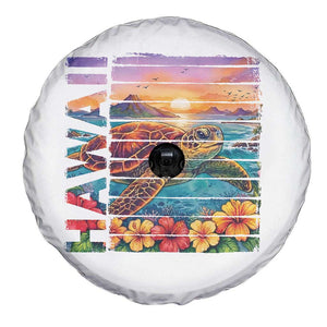 Hawaii Sea Turtle Spare Tire Cover Tropical Sunset Island Vacation Gift TS12 Print Your Wear