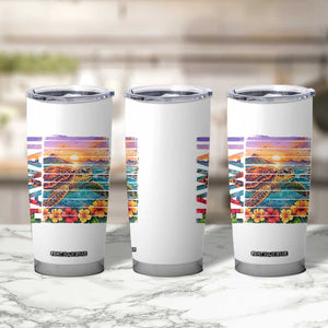 Hawaii Sea Turtle Tumbler Cup Tropical Sunset Island Vacation Gift TS12 Print Your Wear