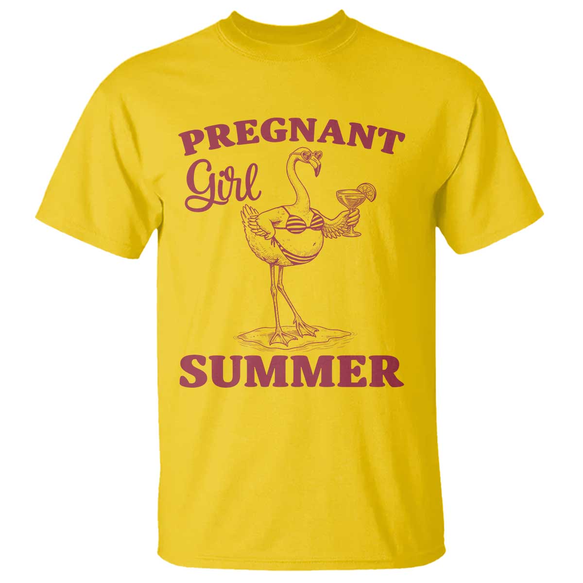 Flamingo Pregnancy Announcement T Shirt Summer Beach Mom To Be Gift TS12 Daisy Print Your Wear