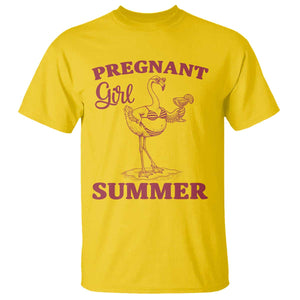 Flamingo Pregnancy Announcement T Shirt Summer Beach Mom To Be Gift TS12 Daisy Print Your Wear