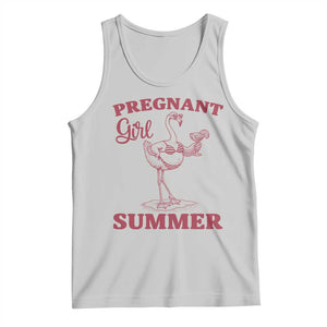 Flamingo Pregnancy Announcement Tank Top Summer Beach Mom To Be Gift TS12 Ash Print Your Wear