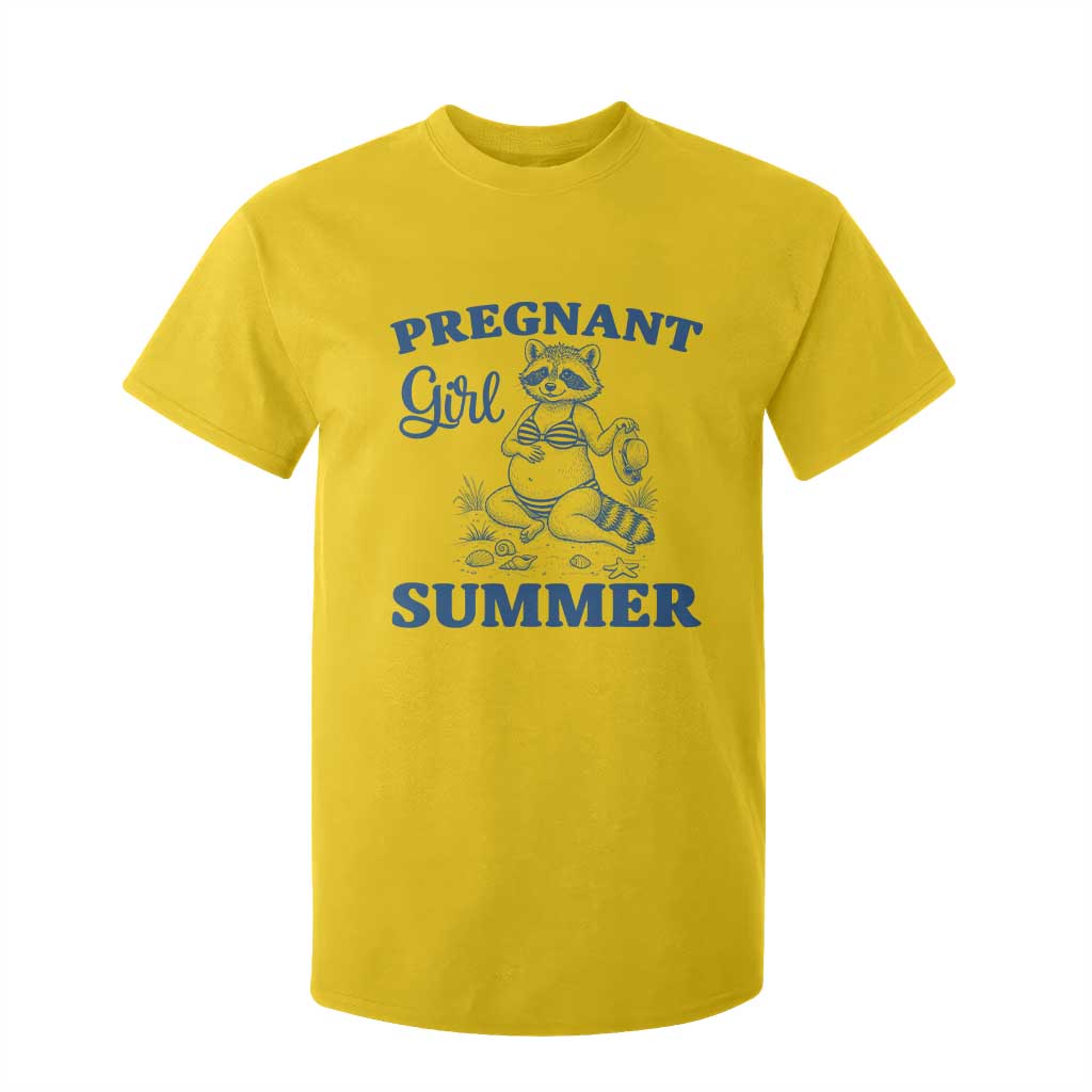 Raccoon Pregnancy Announcement T Shirt For Kid Summer Beach Mom To Be Gift TS12 Daisy Print Your Wear