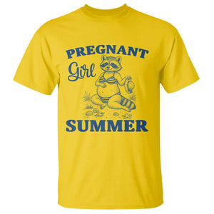 Raccoon Pregnancy Announcement T Shirt Summer Beach Mom To Be Gift TS12 Daisy Print Your Wear