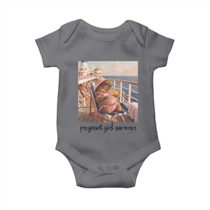 Summer Capybara Pregnancy Baby Onesie Baby Announcement Gift TS12 Charcoal Print Your Wear
