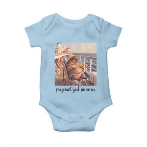 Summer Capybara Pregnancy Baby Onesie Baby Announcement Gift TS12 Light Blue Print Your Wear