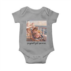 Summer Capybara Pregnancy Baby Onesie Baby Announcement Gift TS12 Sport Gray Print Your Wear