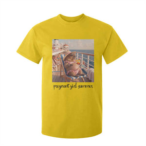 Summer Capybara Pregnancy T Shirt For Kid Baby Announcement Gift TS12 Daisy Print Your Wear