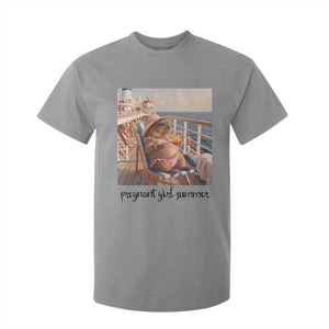 Summer Capybara Pregnancy T Shirt For Kid Baby Announcement Gift TS12 Sport Gray Print Your Wear
