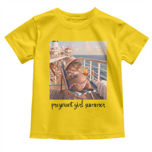 Summer Capybara Pregnancy Toddler T Shirt Baby Announcement Gift TS12 Daisy Print Your Wear