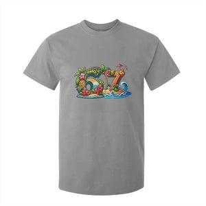 Tropical Beach Six Seven T Shirt For Kid Summer Island Vacation Graphic
