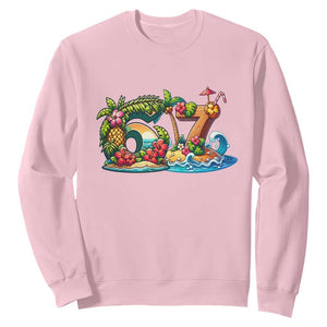 Tropical Beach Six Seven Sweatshirt Summer Island Vacation Graphic