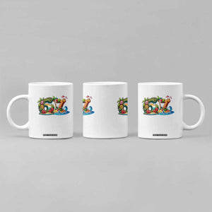 Tropical Beach Six Seven Coffee Mug Summer Island Vacation Graphic TS12 Print Your Wear