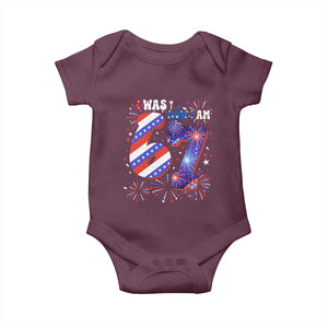 I Was Six Now I Am Seven Baby Onesie Patriotic 7th Birthday Gift