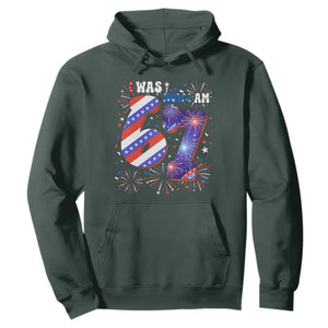 I Was Six Now I Am Seven Hoodie Patriotic 7th Birthday Gift
