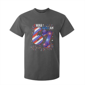 I Was Six Now I Am Seven T Shirt For Kid Patriotic 7th Birthday Gift