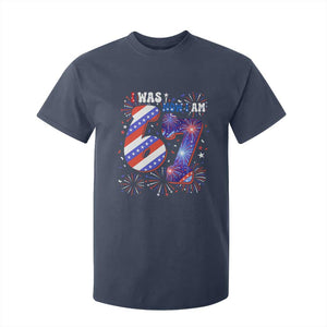 I Was Six Now I Am Seven T Shirt For Kid Patriotic 7th Birthday Gift