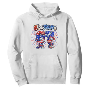 Funny Six Seven Dabbing Hoodie Patriotic American Pride Gift