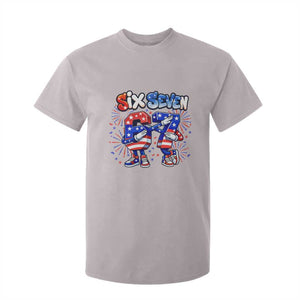 Funny Six Seven Dabbing T Shirt For Kid Patriotic American Pride Gift