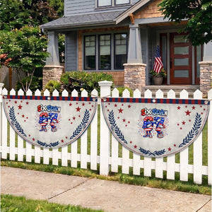 Funny Six Seven Dabbing Patriotic Fan Flag American Pride Gift