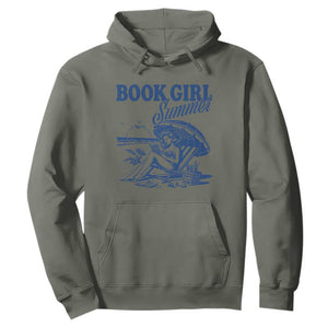 Book Girl Summer Hoodie Funny Beach Book Lover Gift