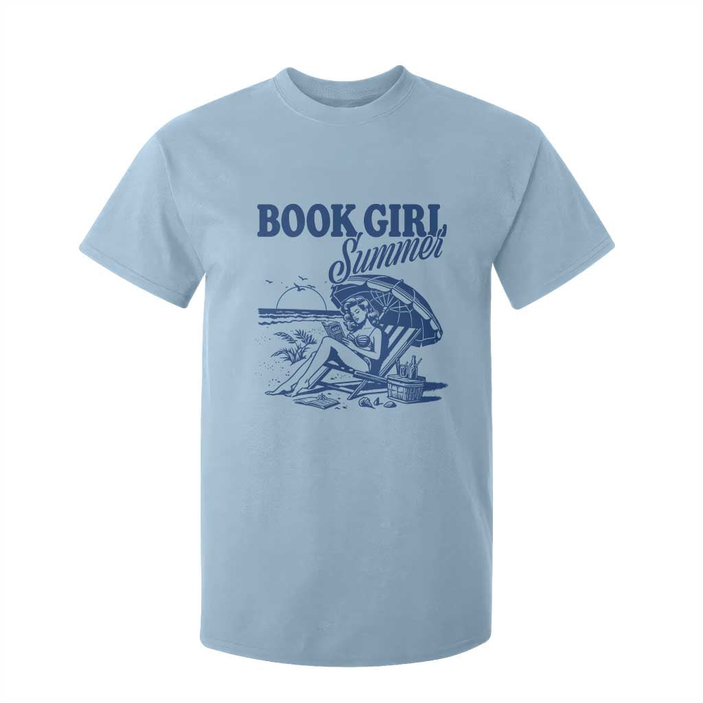 Book Girl Summer T Shirt For Kid Funny Beach Book Lover Gift