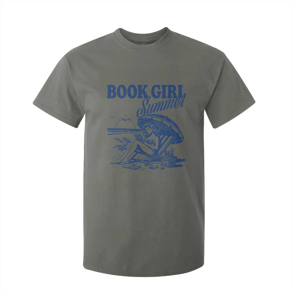Book Girl Summer T Shirt For Kid Funny Beach Book Lover Gift